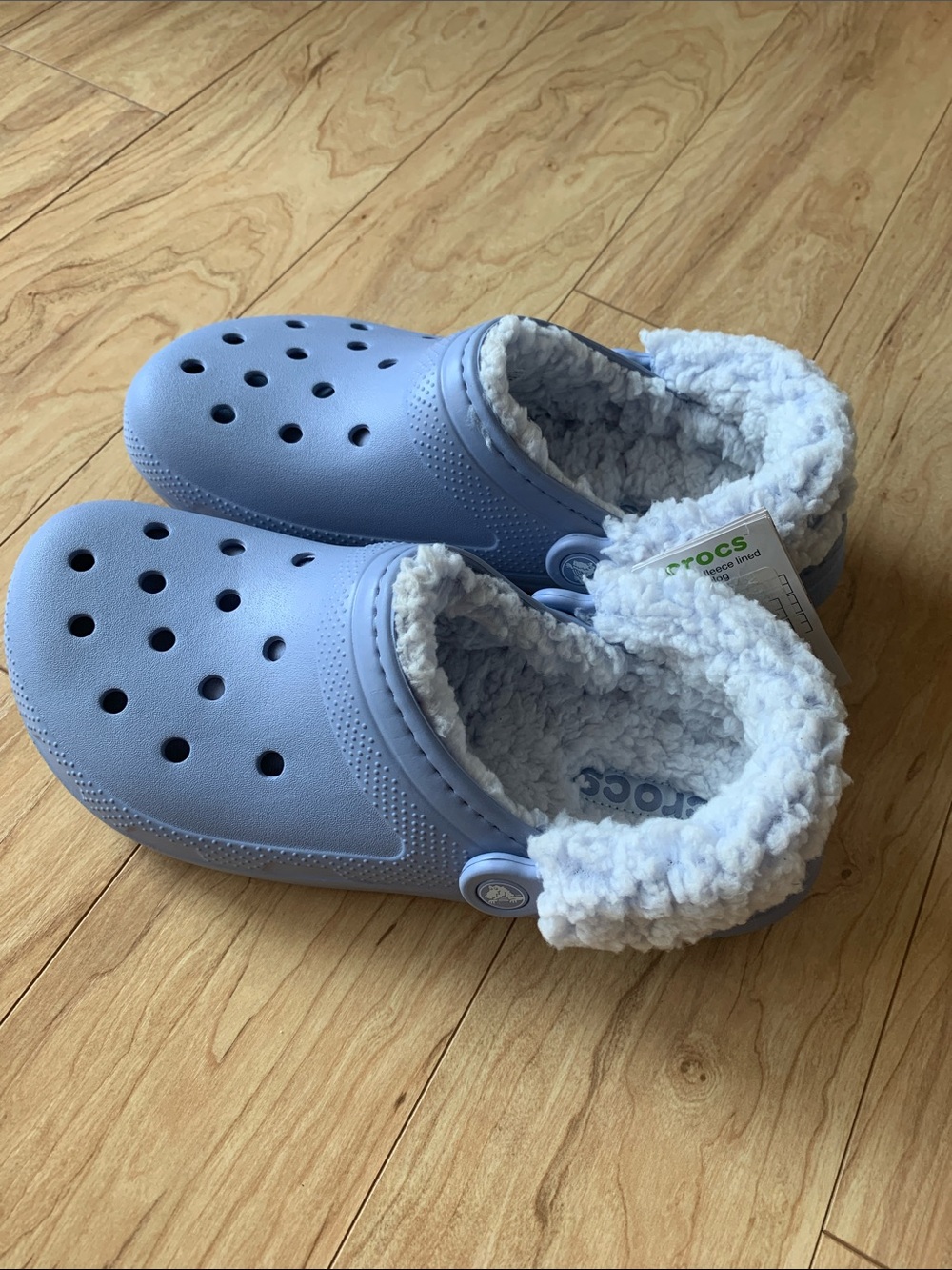 Crocs Classic Fleece Lined Clog - Light Blue